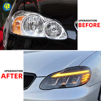 YU GUANG pour Toyota Corolla 2003-2009 Phare avant version US, phare LED avec feux de jour améliorés 2003-2009