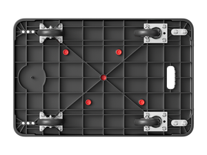 Chariot à plateforme pliable BC-858, spécifications personnalisables, plateforme de travail en plastique, capacité de charge de 300 kg, chariot à outils pour le fret portuaire - Product Image 4