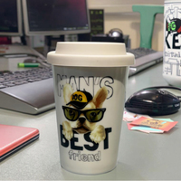 Ceranva Logo personnalisé motif animal voyage tasse en céramique tasses à café pour la vente en ligne boutique