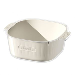 Panier à légumes multifonctionnel double couche de qualité alimentaire pour cuisine et salon avec drainage - Product Image 5