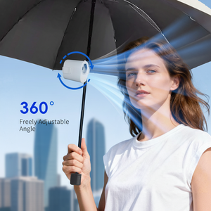 Ventilador de Cuello Recargable con Batería de 2000 mAh, Pantalla LED, Control por Botones, Portátil, Multifunción, 3 Velocidades, USB, para Exteriores y Hoteles - Product Image 2