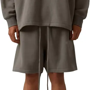 Men Cotton Shorts Custom High Quality 100% Cotton Fleece Training Jogger Running Casual French Terry Shorts Sweat Shorts