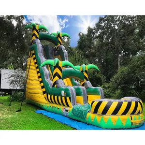 Grande verão água slide jogo inflável água slides quintal gigante inflável água Slide para crianças e adultos