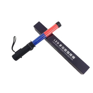 30厘米夜间多功能防抱死制动系统发光二极管交通警棍塑料安全巡逻蜂鸣器带交通管理警示灯棒 - Product Image 4