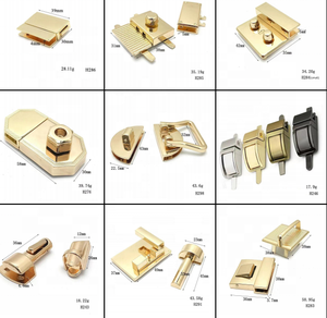 가방 푸시 락 클로저 턴 락 핸드백 잠금장치 하드웨어 액세서리 고품질 금속 친환경 무연 니켈 프리 - Product Image 5
