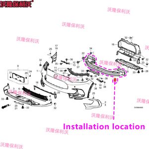 Barra Anticollisiones Compatible con Honda HRV 2022-2026, Barra Anticollisiones <span class=keywords><strong>de</strong></span> Aluminio para Parachoques Delantero Compatible con Honda ZRV - Product Image 2