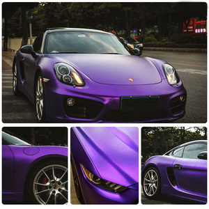 Film Vinyle Adhésif Mat PVC/PET pour Voiture, Effet Peinture Originale, Sans Bulles, Décalcomanie Intérieure/Extérieure, Film DIY pour Changement de Couleur de Voiture - Product Image 3