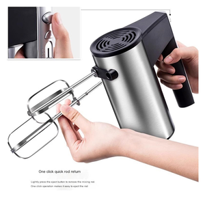 Batteur à œufs électrique, mélangeur de pâte à gâteau, batteur à œufs portatif, mixeur pour la pâtisserie, fouet à crème, mixeur alimentaire manuel - Product Image 6
