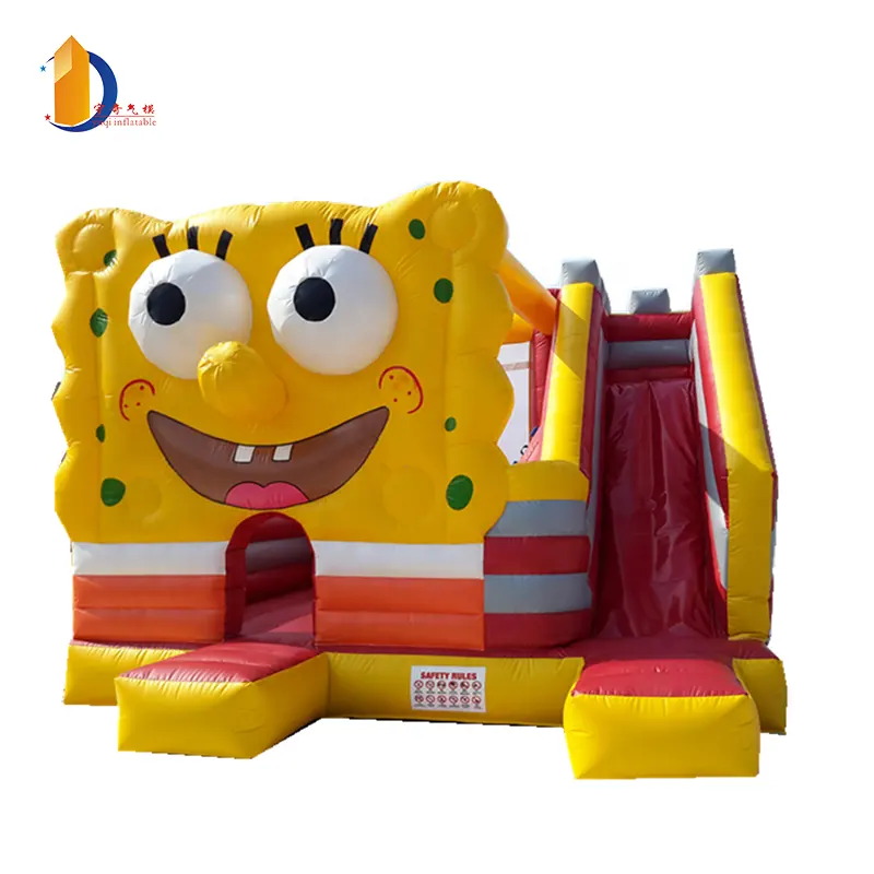 Fabricação inflável bouncer slide combo de festa louca para crianças