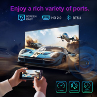 Clé TV Android HS86 T1 HD2.0 4K UHD avec fonction Screen Cast, Chipset Rockchip RK3518, faible consommation d'énergie, 2 Go 16 Go, Boîtier TV de jeu, Vente en gros