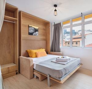 Set di <span class=keywords><strong>Mobili</strong></span> <span class=keywords><strong>Salvaspazio</strong></span> per <span class=keywords><strong>Camera</strong></span> <span class=keywords><strong>da</strong></span> <span class=keywords><strong>Letto</strong></span> con <span class=keywords><strong>Letto</strong></span> a Scomparsa a Parete - Product Image 5