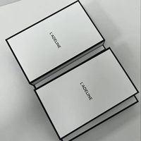 Boîtes cadeaux pliantes personnalisées, logos noirs, boîtes rigides, doublure en éponge, matériaux recyclés écologiques pour étui de téléphone portable