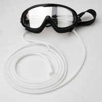 Masque d'inhalation d'hydrogène premium avec accessoires double œil et nez pour générateur d'hydrogène et d'oxygène – Soulage la sécheresse oculaire et la fatigue oculaire
