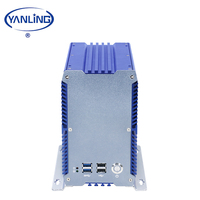Boîtier industriel robuste 3865U X86 Mini PC Din Rail Stock intégré Ordinateur industriel