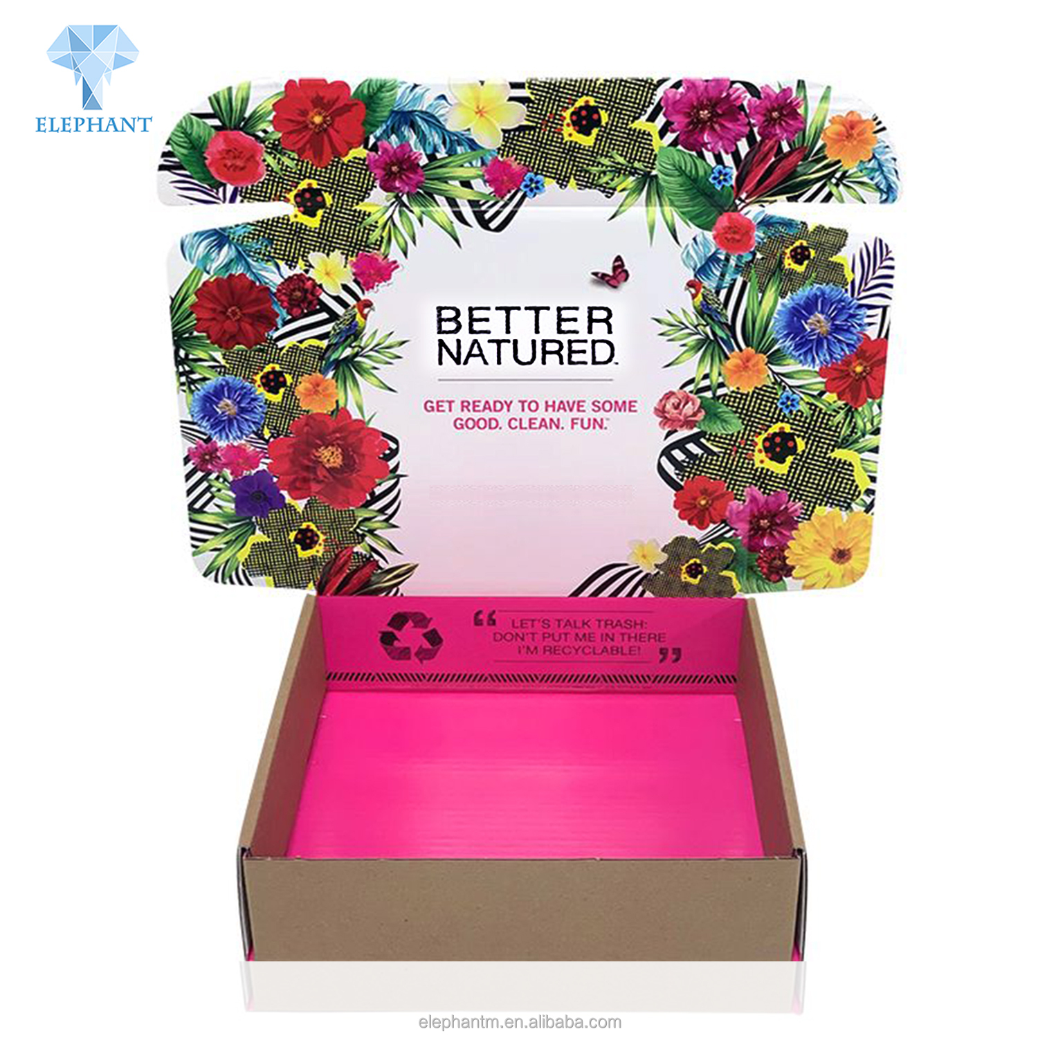 Colour Printing Paper Express Product Shipping Mailer Box Paper Box Packaging