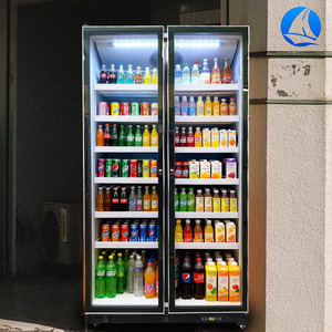 <span class=keywords><strong>Prix</strong></span> d'usine Réfrigérateur commercial <span class=keywords><strong>Deux</strong></span>/Trois <span class=keywords><strong>portes</strong></span> Porte verticale en verre Affichage de congélateur Réfrigérateur commercial pour dépanneur - Product Image 1