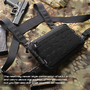 Free sample Outdoor <b>Waterproof</b> Oxford Molle System <b>Crossbody</b> Pack Camo Hunting Tactical Messenger Large Chest <b>Bag</b> - Product Image 5