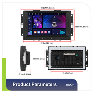 Podofo 8'' 4+64G para Chrysler Jeep Dodge, Radio de Auto Android 2 Din, Estéreo para Auto, CarPlay/Android Auto Inalámbrico, GPS, WiFi, RDS, EQ, ODM - Product Image 4