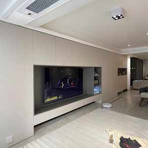 Tùy chỉnh sang trọng màu trắng rắn gỗ <span class=keywords><strong>TV</strong></span> đơn vị tủ hiện đại Nordic <span class=keywords><strong>TV</strong></span> đứng giao diện điều khiển cho phòng khách với lưu trữ các tính năng - Product Image 5