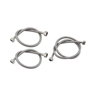 Kit flexible para mangueras de plomería Step Mixer G 1/2, conectores trenzados de metal - Product Image 1