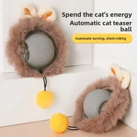 Balle intelligente automatique pour chat, interactive, sonore, pour l'auto-entretenissement, soulage l'ennui, jouet de stimulation pour animaux de compagnie, transfrontalier