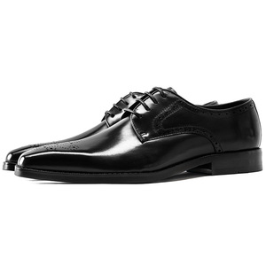 Men's <b>Black</b> Leather Oxfords Pointed Toe Lace-up Solid Pattern Career All Seasons Dress <b>Shoes</b> Drop Shipping - Product Image 1