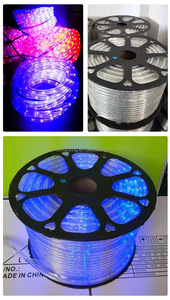 Luz de cuerda <span class=keywords><strong>LED</strong></span> 24V 110V 220V decoración de guirnalda impermeable para exteriores Luz de cuerda decorativa redonda para fiesta de Navidad boda - Product Image 4