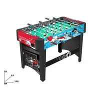 Table de football de table en MDF 119x61x78 cm avec joueurs et buts pour jeu en intérieur