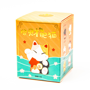 May Mắn Mèo Loạt Mù Hộp Phim Hoạt Hình Đồ Chơi PVC Nhựa Thân Thiện Với Môi Xe Trang Trí Phụ Kiện Mới Nhà Văn Phòng Bàn Quà Tặng Thiết Lập Cho Cô Gái - Product Image 5