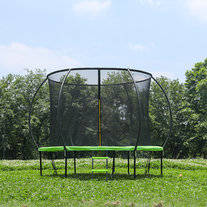 <span class=keywords><strong>Trampoline</strong></span> professionnel Zoshine de 10 pieds avec <span class=keywords><strong>filet</strong></span> de sécurité, <span class=keywords><strong>poteaux</strong></span> incurvés et couverture de ressort de sécurité pour enfants et adultes, approuvé par l'ASTM - Product Image 2