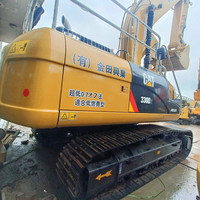 Excavatrice sur chenilles d'occasion Cat 330D2, 30 tonnes, 156 kW, moteur Kawasaki, pompe hydraulique, godet de 1,5 m, importée du Japon