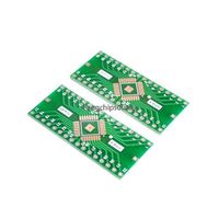 Adaptador QFP32 a DIP32 TQFP LQFP EQFP con Filtro de Desacoplamiento y Espaciado de Pines de 0.8 mm