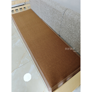 Thickened <b>Sponge</b> <b>Sofa</b> Cushion Rectangle Anti-Slip Rattan Mat Summer Solid Wood Fabric Leather Pad Type Seat Cushion - Product Image 5