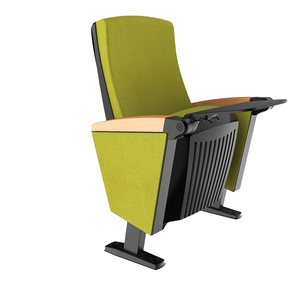 Asientos de auditorio directos de fábrica para salas de conciertos y cines Silla de tamaño estándar con bloc de notas para comedor - Product Image 3