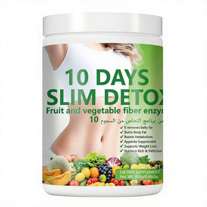 Suplemento Herbal para Control de Peso Slim Detox para Adultos, Bolsitas de Té de Frutas y Vegetales en Polvo, Promueve <span class=keywords><strong>la</strong></span> Digestión y <span class=keywords><strong>la</strong></span> <span class=keywords><strong>Quema</strong></span> de Grasa - Product Image 1