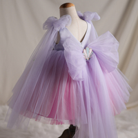 Robes de Princesse à Fleurs 3D Perles pour Bébé Fille 2025 – Robes Fille Roses de Haute Qualité pour Anniversaire et Fête