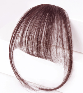 Peluca <span class=keywords><strong>de</strong></span> cabello humano con logotipo personalizado para hombre y niña, peluca sin costuras con flequillo frontal, barata - Product Image 2