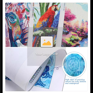 Pittura a diamante piena casa pittura diamantata personalizzata decorazione per la casa all'ingrosso 5d pittura a diamante paesaggio - Product Image 6