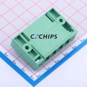 JL5EDGRM-76204G01 Plug-in Terminal Block Bent Lead Through Hole,P=7.62mm Board-to-Board / Socket Closed Screw Fixing 1x4P 7.62mm - Product Image 1