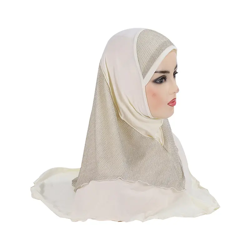 Yibaoli Factory Liefern Sie hochwertige 17 Farben Jersey lange Schals mit Mesh Frauen für muslimische Frauen 2022 Hijab Malaysia