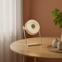 5v DC 40000 Mah Rechargeable Portable USB Ventilateurs D'alimentation Bureau Logo Personnalisé Bureau Été Cool USB Portable Ventilateur De Table avec Lampe