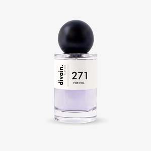 Perfume Divain 271 Para Él, Intensidad Moderada, Fragancia Fougere, Uso Nocturno Otoñal - Product Image 1
