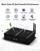 HYSTOU Nouveau Mini PC industriel 6 RS232 COM HD VGA Core I7 8550U/i5 8250U Linux Win 10/11 4GB DDR4 SSD Ordinateur de bureau sans ventilateur