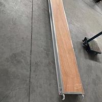 Plate-forme d'échafaudage en métal et planche marine en aluminium avec crochet