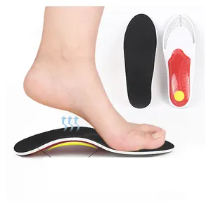 F0209 Hot 3D Dukungan Lengkungan Kaki Datar Wanita Pria Ortopedi Bantuan Nyeri Kaki Bantalan Sepatu Sisipan Orthotic Lengkungan Tinggi Dukungan EVA Insole