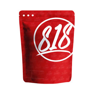 特注3.5g 7g 14g 28gホログラフ引出し密封された臭い証拠特殊形状カリパックマイラーバッグ食品グレードカスタム - Product Image 5