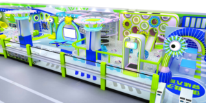 Aire de jeux intérieure de 800 m² pour enfants, design personnalisé d'usine, couleurs éclatantes, mur d'escalade <span class=keywords><strong>Mario</strong></span> attrayant, aire de jeux souple - Product Image 2