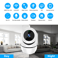 AGSHOME 智能家居安全系统 1080P 全高清 WiFi 2.4G Tuya App PIR 运动摄像头 门磁传感器 SOS 吠叫警报器 3 件套
