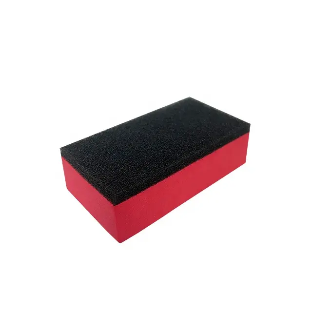80*40*25mm Red Square Foam Coating Pads Applicator Sponge Pad For Car Care Wash Polishing Cleaning Waxing Polishers