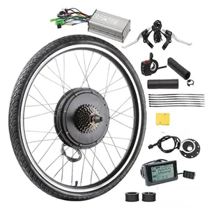 Venta al por mayor profesional de la rueda trasera de conversión de la bicicleta eléctrica kit de ciclo 1500w MTX 700c bicicleta eléctrica kit de conversión de 2000w